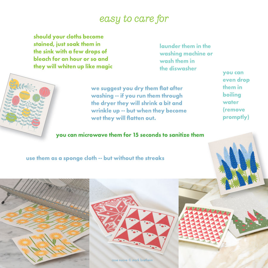 Swedish Dishcloth Care